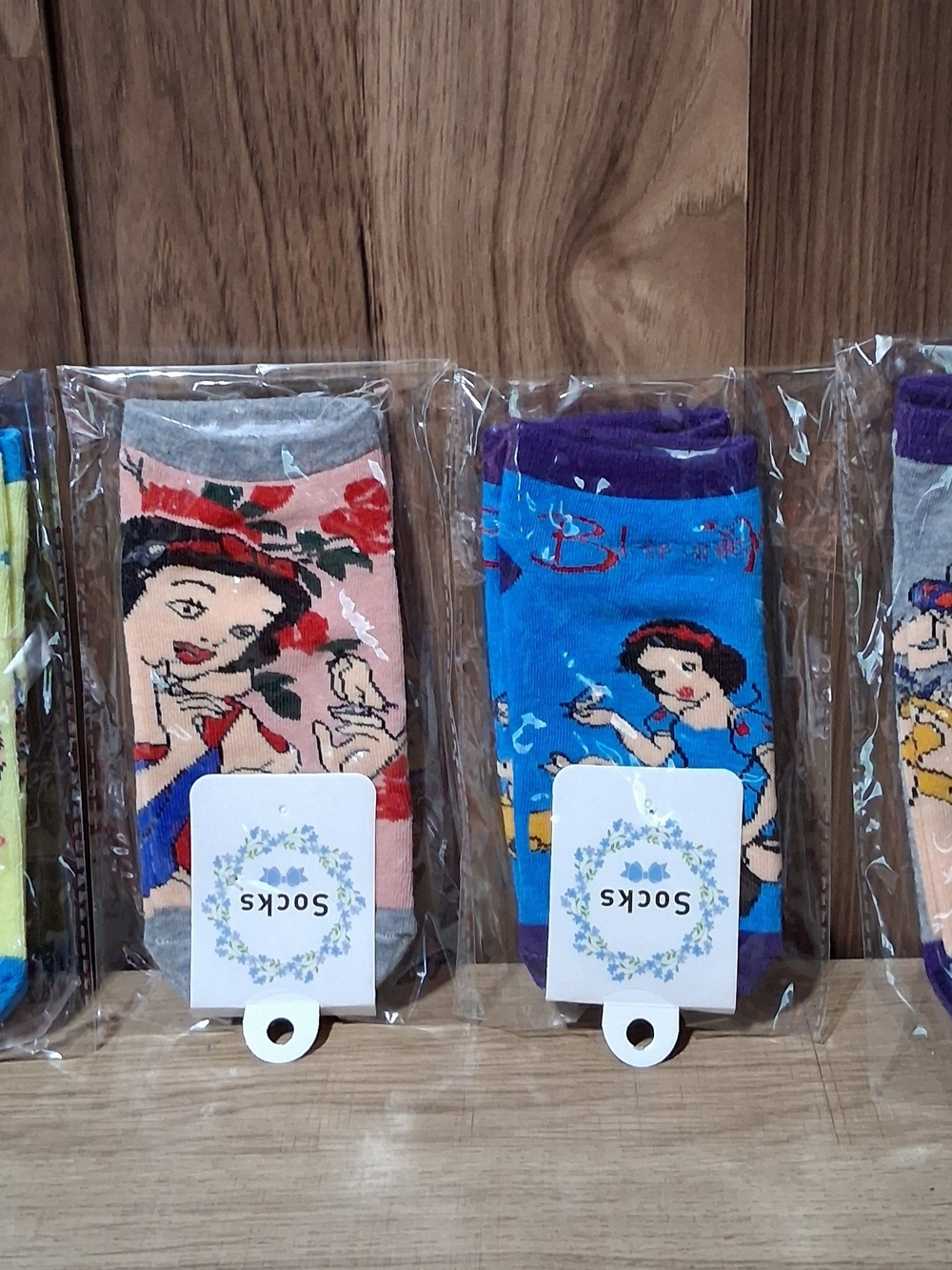 Girls Snow White Character  Socks - Assorted Colors